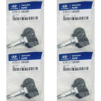 New 4Pcs OEM 52933-2B000 TPMS Tire Pressure Sensor for 2012 Hyundai Santa Fe GL