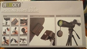 HUICOCY SPOTTING SCOPE TELESCOPE 20-60X60 NIB