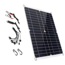 50W Solar Panel Kit 12V 20/40/60/100A Battery Charger Controller Caravan Boat t