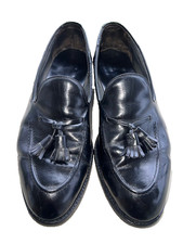 Vtg Barrie Ltd. Men’s sz 9.5M Black Calfskin Tassel Loafers. U.S. Dress Men main image 3