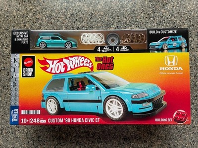 Mattel Brick Shop Hot Wheels Speed Series Custom '90 Honda Civic