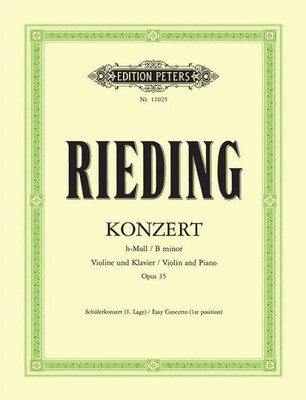Oskar Rieding | Konzert h-Moll op. 35 | Broschüre | Deutsch (2007) | 24 S.