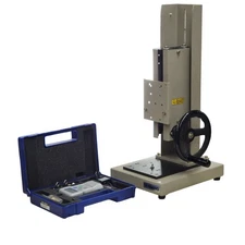 Shimpo FGS-100H Manual Wheel Force Test w/ FGV-100XY 100lb Gauge & Accessories