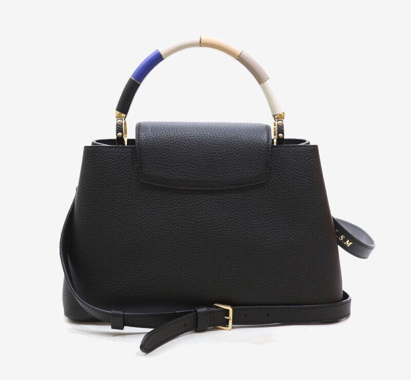 Louis Vuitton Capucines MM Black Flower M22805 130242616 image 3