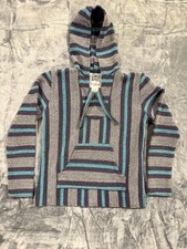Baja Hoodie Jerga Pullover Hooded Sweatshirt Se or Lopez Mexico Men  s Small