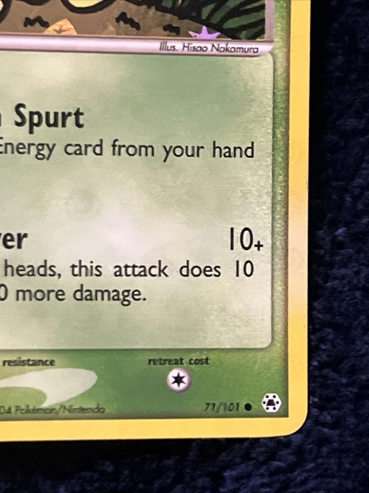 Hidden Legends Seedot Reverse Holo 71/101 Vintage Pokemon TCG - Image 4 of 4