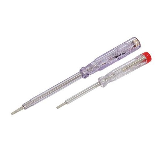2 x Electrical Mains Voltage Tester Electricians Insulated Screwdriver 100-250V
