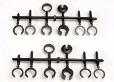 Traxxas 1/10 E-Maxx * UPPER & LOWER SHOCK SPRING RETAINERS * 2668