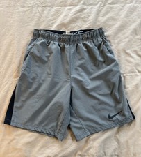 Nike Dri-Fit Flex Training Shorts Gray Men's Small Athletic Activewear Pockets