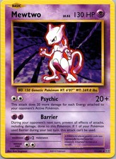 Pokemon TCG Mewtwo 51/108 Evolutions LP