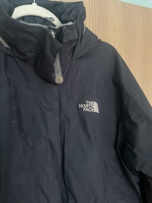 The North Face Men's Hooded Full Zip Black Parka Jacket Size L