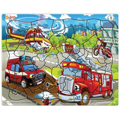 Fire Truck Toddler Puzzles for Boys and Girls | Fire Truck Toy 52 Pieces Jigs...