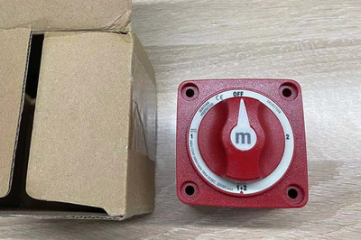 300A Dual Battery Selector Switch 4 Position 1-2-Both-Off for Marine Boat US