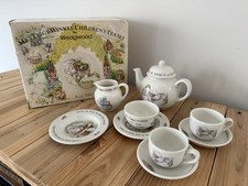 Wedgwood Mrs Tiggy-Winkle Vintage Children's Tea Set 1980 Illustrated Complete