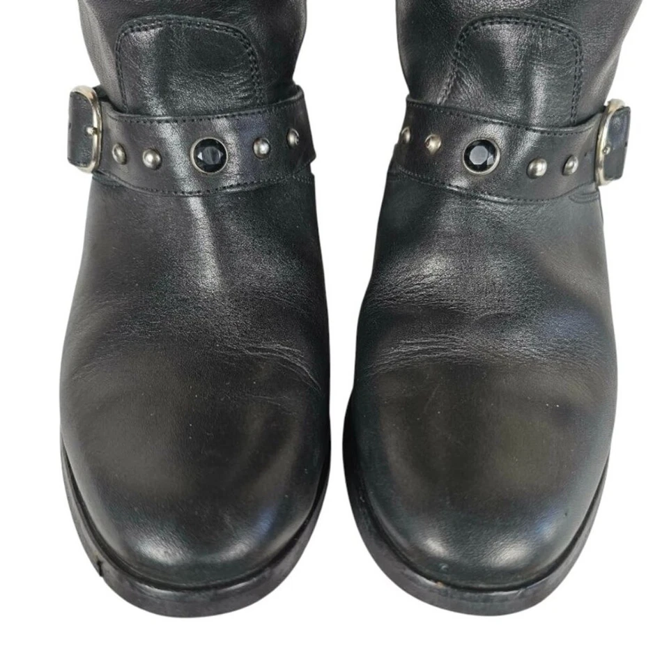 Botas altas hasta la rodilla Golden Goose Kate de cuero con tachuelas $1150 talla 38 Foto 3 de 4