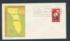 D491641 Spain FDC Florida St Augustine Map 1965 SFC-A 215