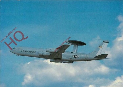 Ansichtskarte__USAF E-3A WACHE VON 552 AW & CW