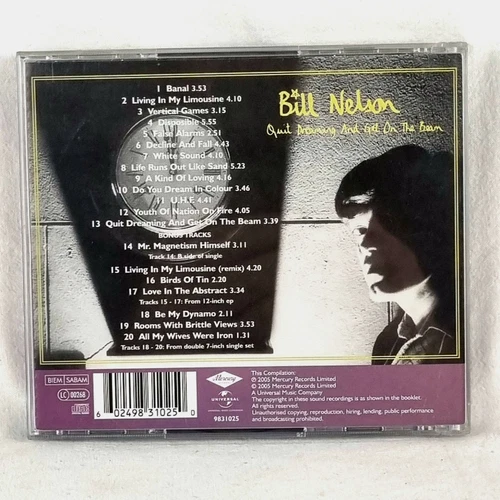 BILL NELSON Quit Dreaming And Get On The Beam CD 7 Bonus Trax Red Noise Be Bop - Picture 2 of 4