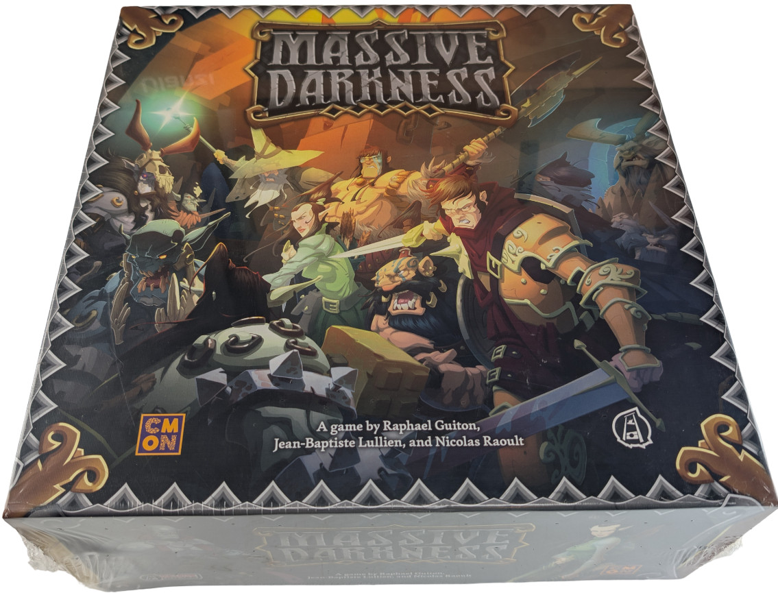 Massive Darkness Board Game 1st Edition 2017 CMON Guillotine Games New Sealed