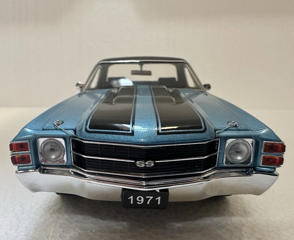 Franklin новом РЕДКАЯ 1971 El Camino синий SS 454 LE502/5000 1:24 B11E891 новый в коробке - Изображение 4 из 4
