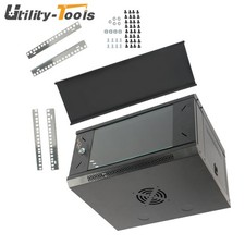 6U Wall Mount Network Server Rack 15.5" Deep Has a Strong Load-Bearing Capacity