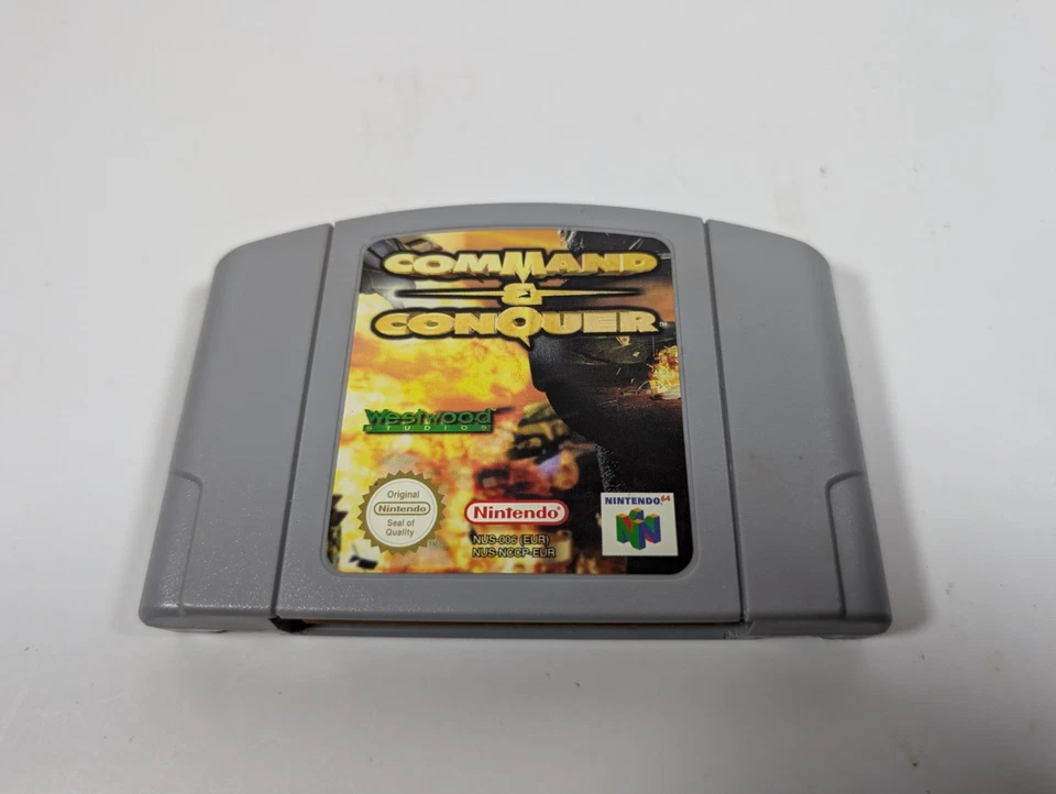 Nintendo 64 game Command & Conquer, boxed w/ manual. Great Condition. - Image 3 of 4