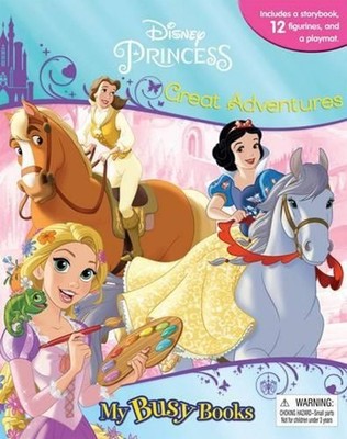 Disney Princess Great Adventures: My Busy Books: With Storybook, 10 Figurines an