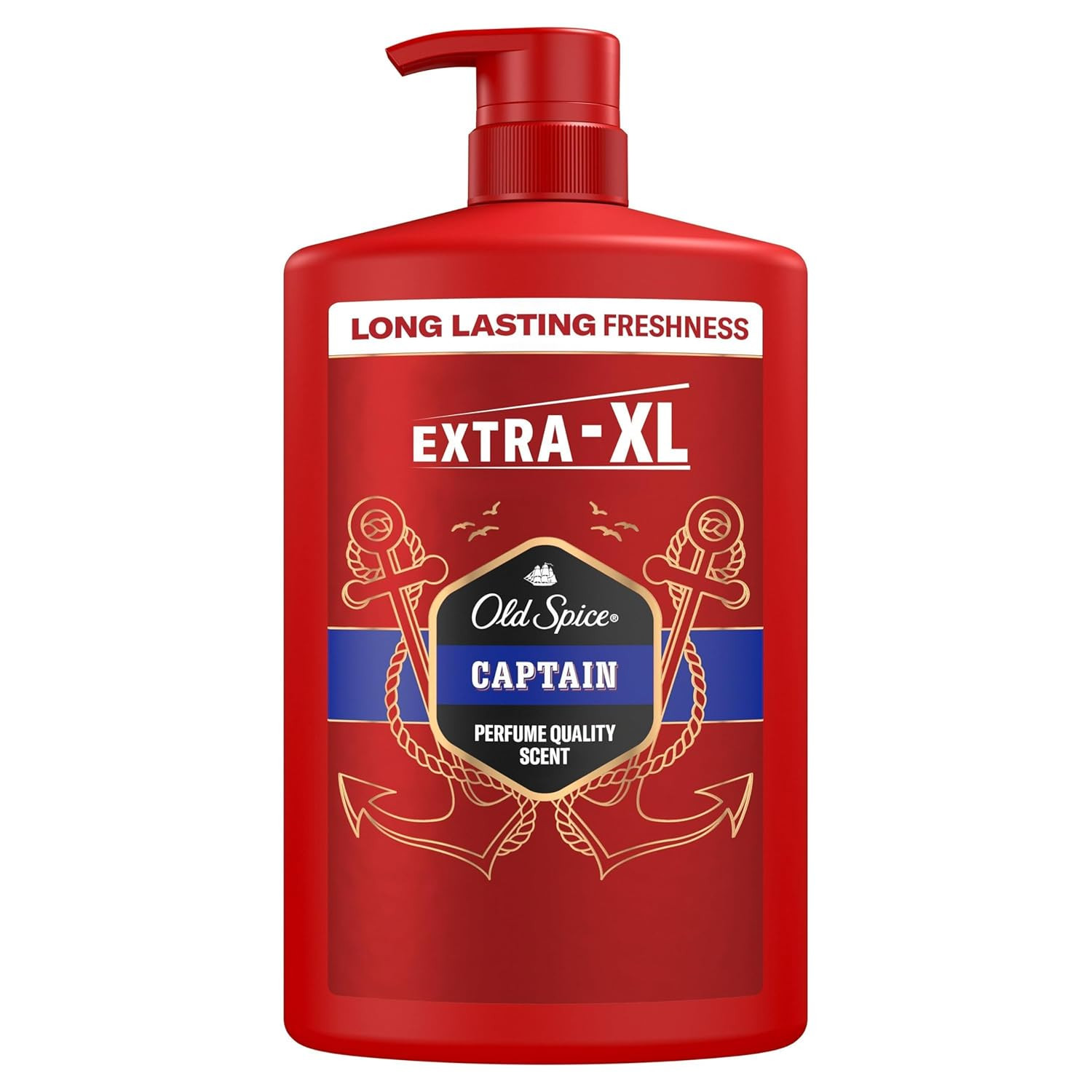 Old Spice Captain 3-In-1 Duschgel Für Haar, Gesicht Und Körper 1000 Ml, Langanha