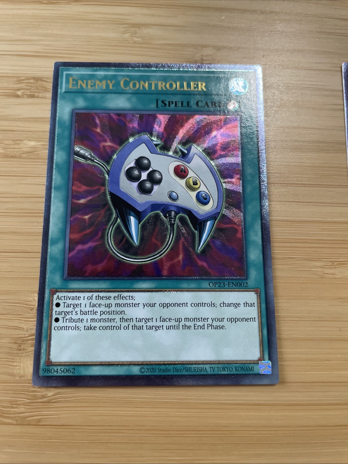 Enemy Controller OP23-EN002 (YuGiOh OTS Tournament Pack 23) — is it worth grading?