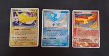 Zapdos Moltres Articuno EX Secret Rare Fire Red & Leaf Green EX Pokemon Card