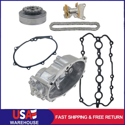 #ad #ad Timing Chain Camshaft Housing Kit For 2005 2008 Audi VW 2.0T A4 TT GTI Jetta BPY $131.00