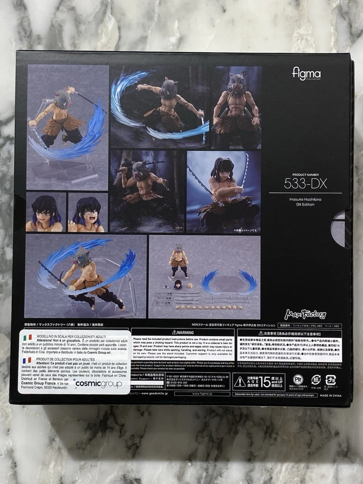 figma Demon Slayer Kimetsu No Yaiba Inosuke Hashibira DX Edition Action Figure - Immagine 4 di 4