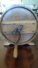 Richmond Cedar  Works  Barrel Antique Wooden Butter Churn