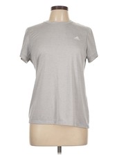 Adidas Women Silver Active T-Shirt L
