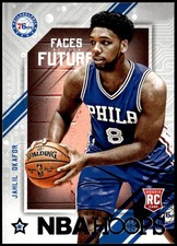 2015-16 Hoops #15 Jahlil Okafor Faces of the Future Rookie E1