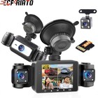 64GB 4 Channel Dash Cam 1080P Front Rear G-sensor Video Recorder Car DVR Camera