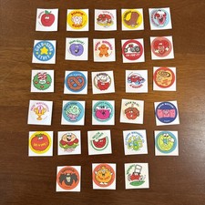 28 Different Trend Scratch  Sniff Stinky Stickers Lot RETRO 80s 1980's - Lot 14