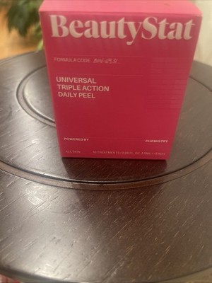 Beauty Stat, Universal Triple Action Daily Peel, 10 Treatments New in Box