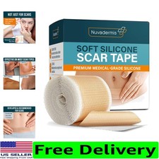 Advanced Silicone Scar Treatment - 120" Medical-Grade Tape for Scars  Wrinkles