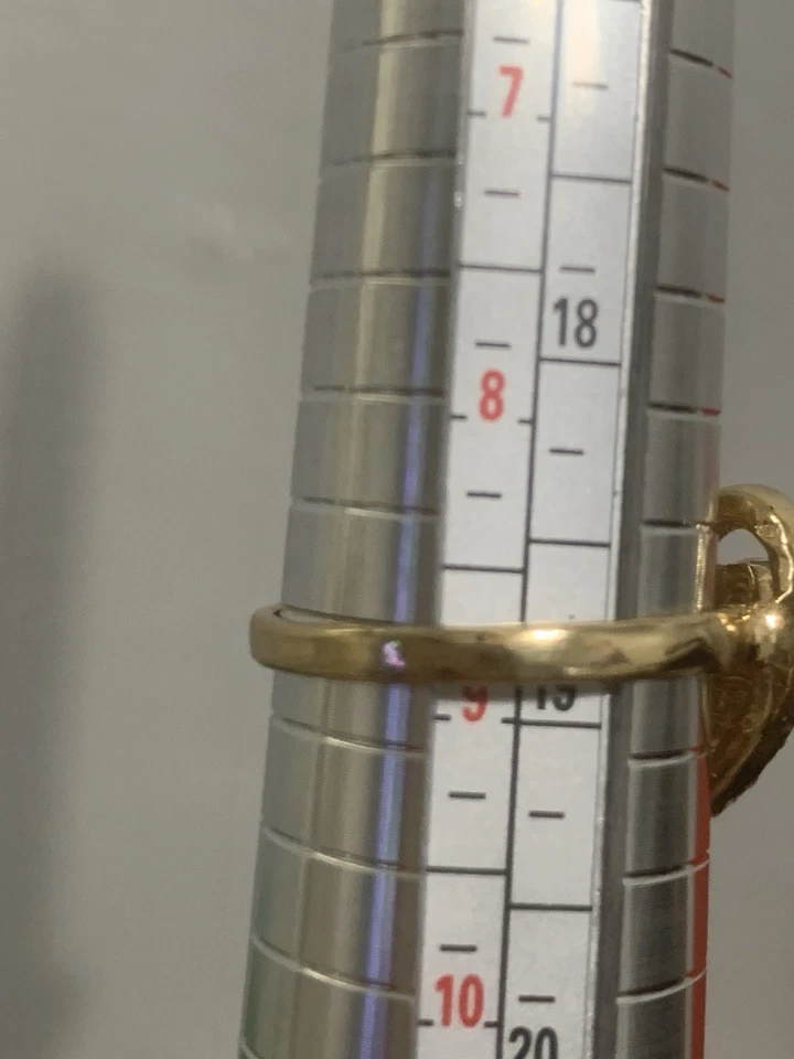 Anillo Hello Kitty tono dorado - talla 9 Foto 3 de 4