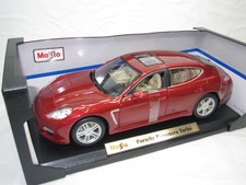 PORSCHE PANAMERA  TURBO METALLIC RED 1:18NEW IN BOX.