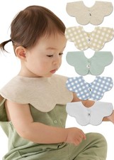 Baby Bibs Set, 360 Rotate, Soft Absorbent Bandana, Drooling, Boys, Girls, Gift