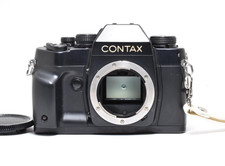[Near Mint+] CONTAX RX 35mm SLR Film Camera Body Black w/ Body Cap Hand Strap