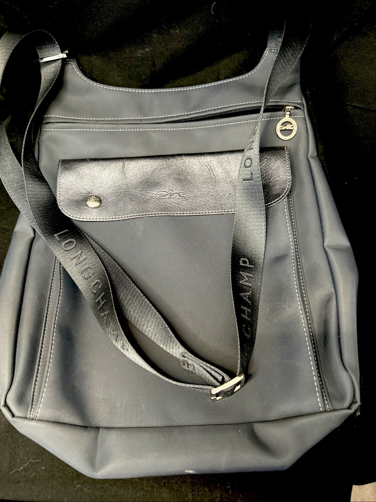 Longchamp Shoulder Crossbody Bag- Dark Blue