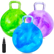 3 Pcs Hopper Ball,Ride On Toys Bouncy Balls for Kid Age 3