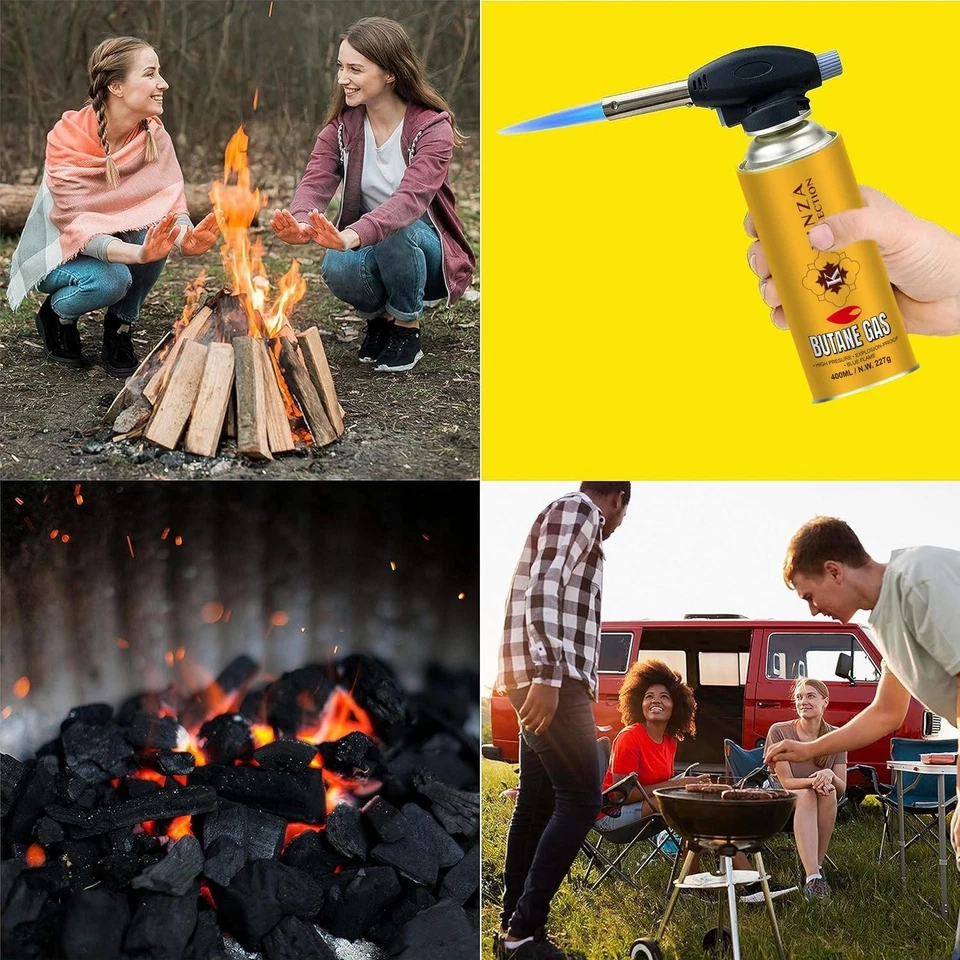 Butane Gas Bottles Canisters for Portable Stoves Cookers Grill Heaters Weed Wand - Image 4 of 4