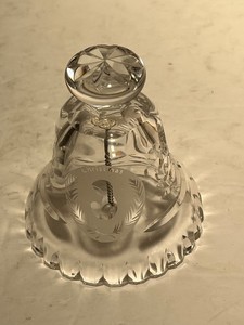 Waterford Christmas Bell “Mother & Child” signed, perfect. 4”