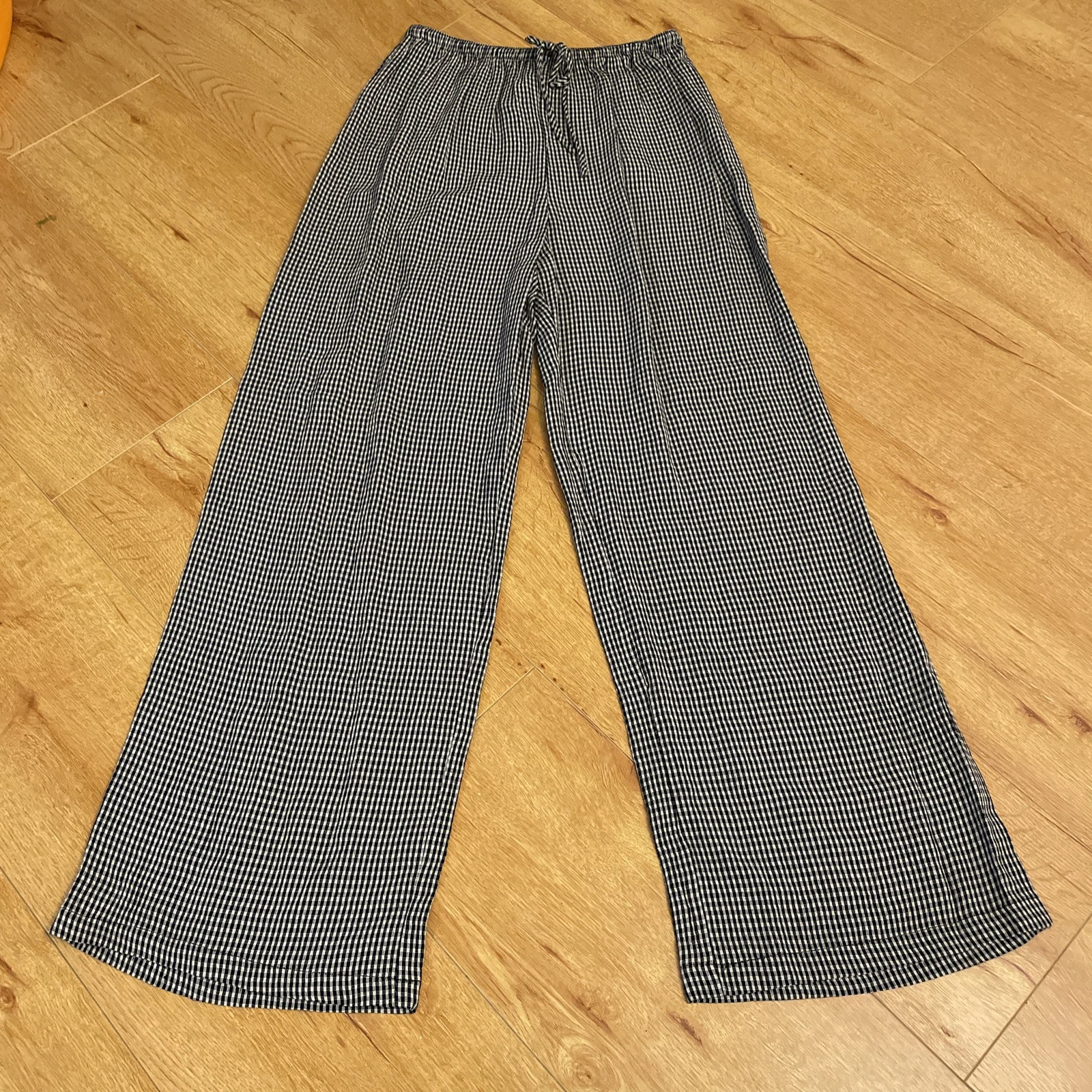 Laura Ashley Pants Women’s Size 8 Plaid STRIPED HIGH Waisted Picnic Vintage 80s
