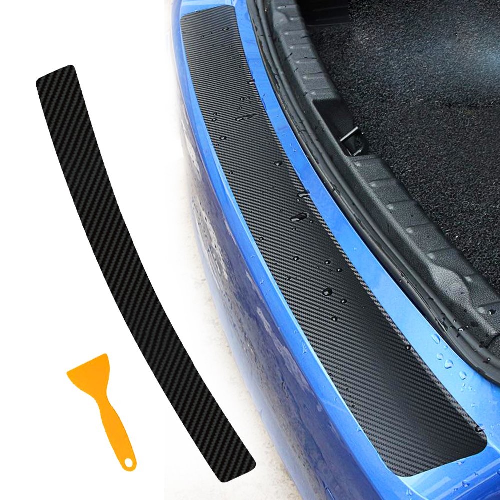 Sticker Rear Guard Bumper Sill Trunk Plate Protector Trim Cover Accessories