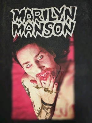 Marilyn Manson 1994 Winterland lunchbox I Am The God Of F**k size